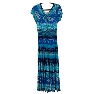 VTG Didier Parakian‎ French Designer 90s Nautical Small Art to Wear Summer Dress